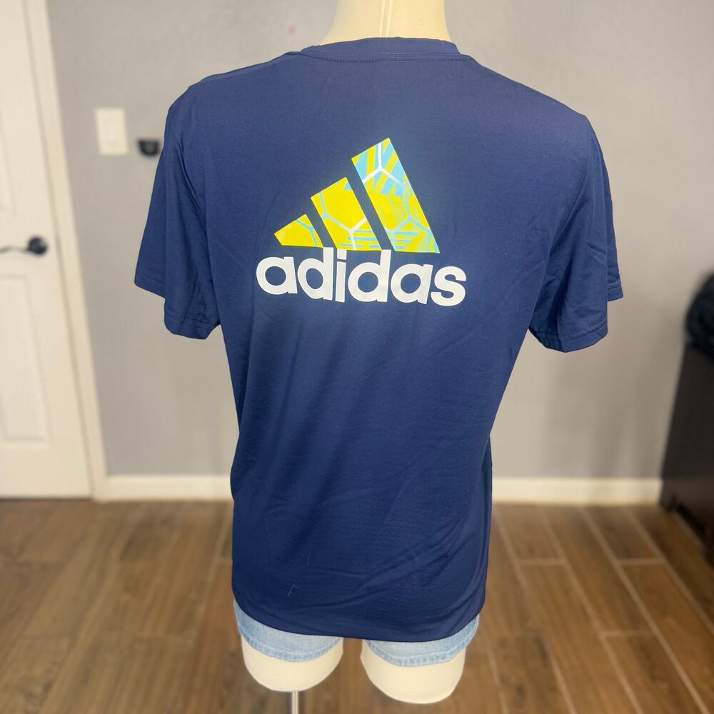 Adidas Women’s Nashville SC Navy Graphic T-Shirt, L - Picture 2 of 4